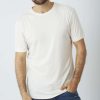 pima-prima-pima-cotton-t-shirt-ivory-light-model3-men-front-1-amz Men's 100% Pima Cotton T-Shirt Model 3 Lightweight