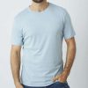 pima-prima-pima-cotton-t-shirt-sky-blue-light-style3-mens-front-1-amz Men's 100% Pima Cotton T-Shirt Model 3 Lightweight