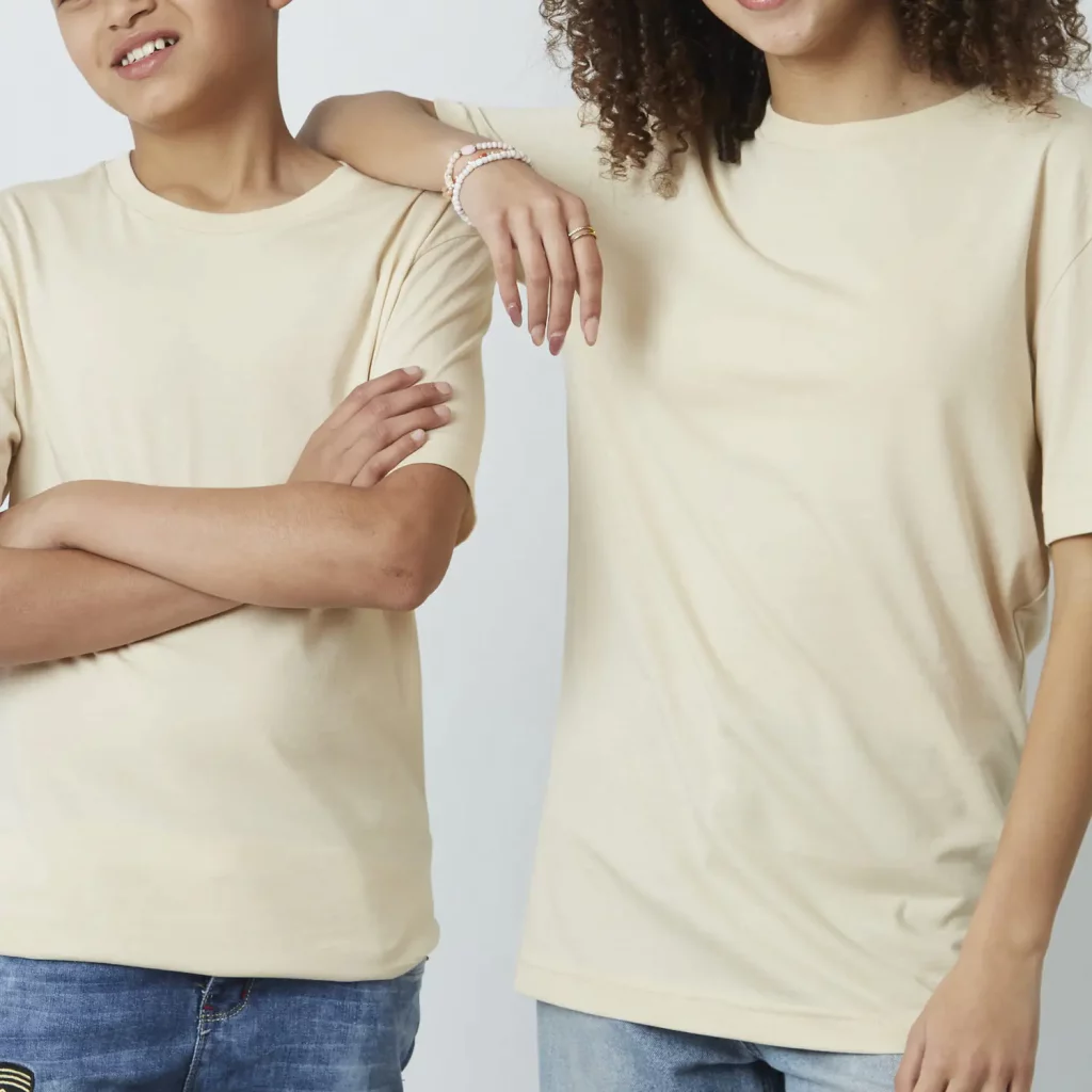 Kid's 100% Pima Cotton T-Shirt Model 3 Lightweight